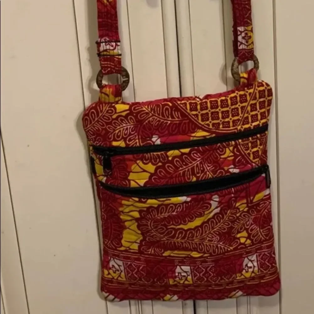 Resurrection Messenger Handbag  Beautiful Handbag - Multicolor Red Yellow